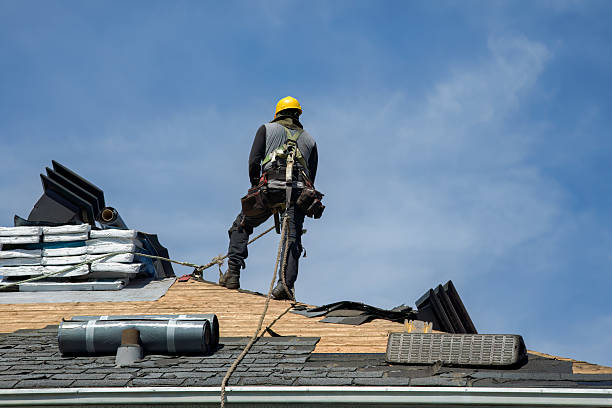 Professional Roofing technician working in Hillsboro, IA